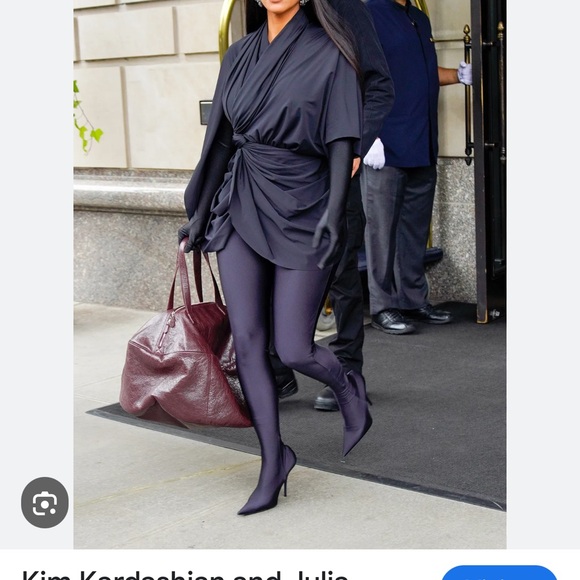 Balenciaga White Balenciaga Knife Pantaleggings 110mm Boots - Picture 3 of 9